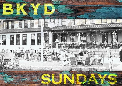 BKYD - Sundays - image of the backyard in black and white